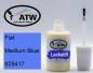 Preview: Fiat, Medium Blue, 929417: 20ml Lackstift, von ATW Autoteile West.